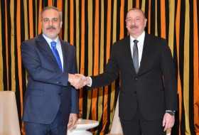  President Ilham Aliyev receives Turkish FM in Shusha 