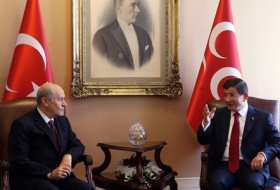 Turkey`s Davutoglu To Meet MHP Leader ?n Coalition Bid