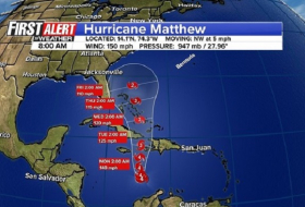 Florida declares state of emergency over hurricane Matthew