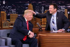 Donald Trump lets Jimmy Fallon mess his hair in `Tonight Show` appearance - VIDEO
