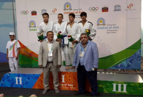 Azerbaijani judo fighter wins gold at `Children of Asia` tournament