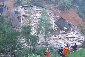 7 dead, 57 missing after NW China landslide