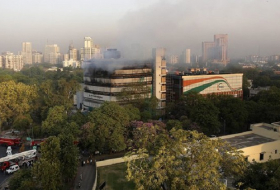 Fire guts Delhi`s natural history museum