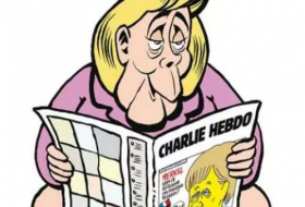 Charlie Hebdo`s first German front edition? Merkel on the toilet
