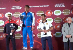 Junior Azerbaijani freestyle wrestlers rank 2nd in overall medal table of European Championship 