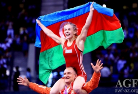 Azerbaijani athlete becomes world strongest female wrestler 