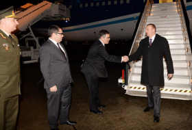 Ilham Aliyev arrives in Belgium for working visit