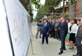 President Ilham Aliyev attends ceremony to pump drinking water to Zagatala