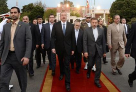 President Ilham Aliyev ends Iran visit 