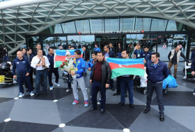 Azerbaijani athletes return home from Mungyeong with 12 medals