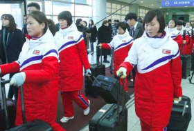N Korean hockey players arrive in the South for joint team