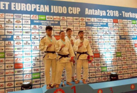 Azerbaijani fighters claim five medals at Cadet European Judo Cup