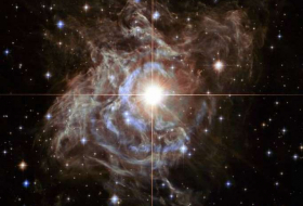 Massive dust structure around young star found by Hubble space telescope