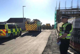 One man hurt after 'partial building collapse' in Aberdeen