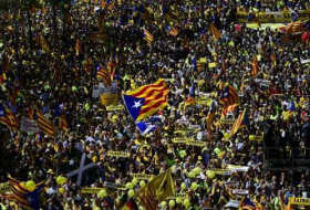 Thousands protest in Barcelona against jailing of pro-Catalonia separatists