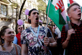 Thousands of Hungarians protest in Budapest against Orban landslide
 