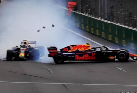 Extraordinary accident in F1 Azerbaijan Grand Prix in Baku