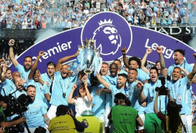 Manchester City lifts Premier League trophy as celebrations kick off