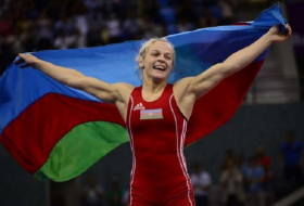 Azerbaijani female wrestler grabs gold at European Championships