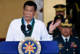Philippines' Duterte says will quit if enough women protest his kiss  