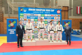 Azerbaijani fighters win 5 medals at Junior European Judo Cup