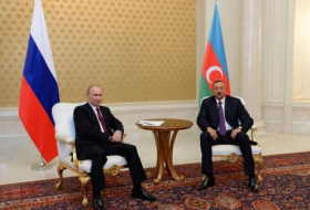 President Aliyev and Russian president Putin held one-to-one meeting