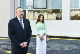 Azerbaijani president, first lady visit Lankaran district, attend openings - UPDATED