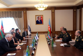Azerbaijani defense minister, OSCE MG co-chairs discuss Karabakh conflict settlement