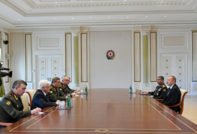  President Ilham Aliyev receives Russia's top military chief 