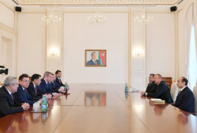  Ilham Aliyev receives governor of Russia's Astrakhan 