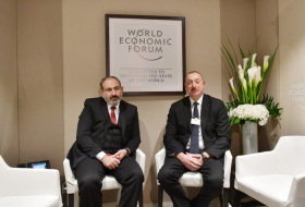 Azerbaijani President Ilham Aliyev, Armenian PM Pashinyan hold informal meeting in Davos  