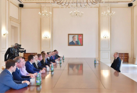  President Ilham Aliyev receives delegation of Russian Jewish Congress