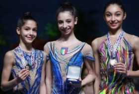 Azerbaijani gymnast wins two medals in France