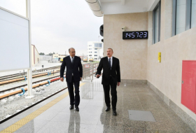  President Ilham Aliyev viewed conditions created at Bakmil station of Baku Metro after major overhaul 