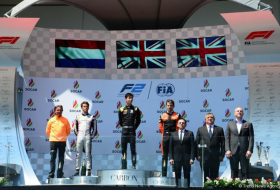   Winners of F2™ First Race of Formula 1 SOCAR Azerbaijan Grand Prix 2019  