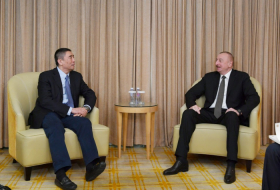  Azerbaijani president meets China Poly Group chairman in Beijing  