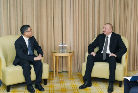  President Ilham Aliyev met with Huawei chairman in Beijing -  UPDATED