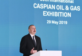  President Ilham Aliyev attends the opening of 26th International Caspian Oil and Gas Exhibition - UPDATED