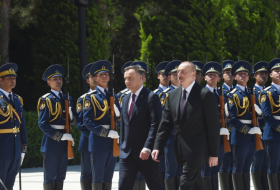  Polish president officially welcomed in Baku - PHOTOS