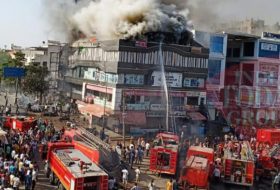  Fire in commercial center in India kills at least 18 -  NO COMMENT     