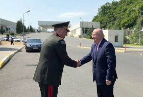  Georgian defense minister arrives in Azerbaijan  