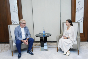   VP of H.Aliyev Foundation Leyla Aliyeva meets with UN Goodwill Ambassador Vyacheslav Fetisov  