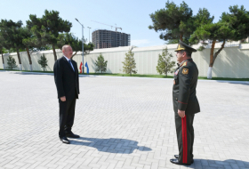 President Ilham Aliyev viewed conditions created at newly-reconstructed Military Lyceum -  PHOTOS  