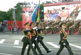  Azerbaijani servicemen take part in military parade in Minsk - VIDEO