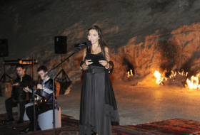 Leyla Aliyeva attends yoga & poetry night organized at Yanardag Reserve - PHOTOS