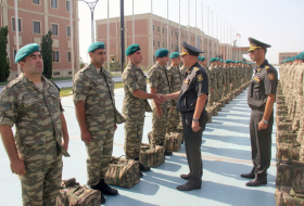  Azerbaijani peacekeepers leave for Afghanistan (VIDEO+PHOTOS)