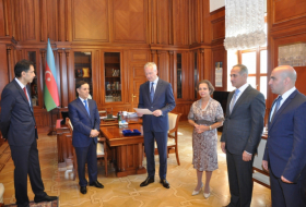   Prime Minister Novruz Mammadov decorated with French Order of 