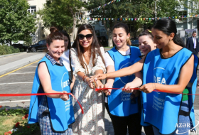   Leyla Aliyeva attends inauguration of another yard redeveloped under “Bizim həyət” project  