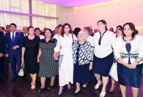  Azerbaijan's First VP Mehriban Aliyeva attends event with IDPs 