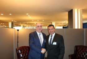   Elmar Mammadyarov meets with the PM of the Republic of North Macedonia  